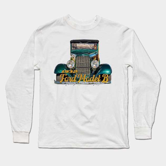 1932 Ford Model B Woody Station Wagon Long Sleeve T-Shirt by Gestalt Imagery